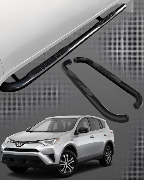 Estribos Tubulares Para Toyota Rav4 2016 - 2018 Suv Negros