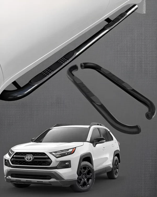 Estribos Tubulares Para Toyota Rav4 2019 - 2023 Suv Negros