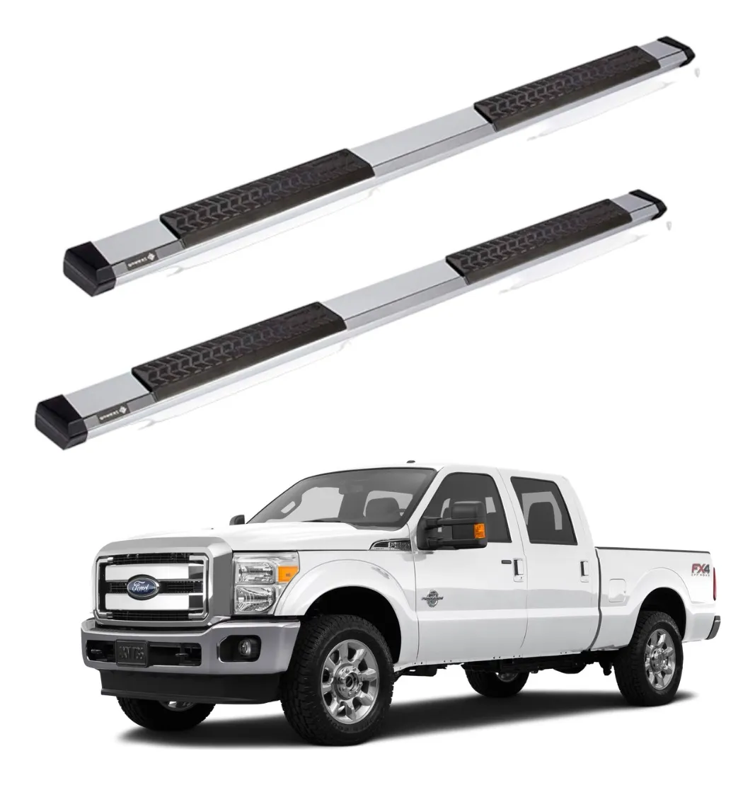 Estribos Platinum Serie 500 Ford Super Duty 1999 - 2016 Crom - Image 1