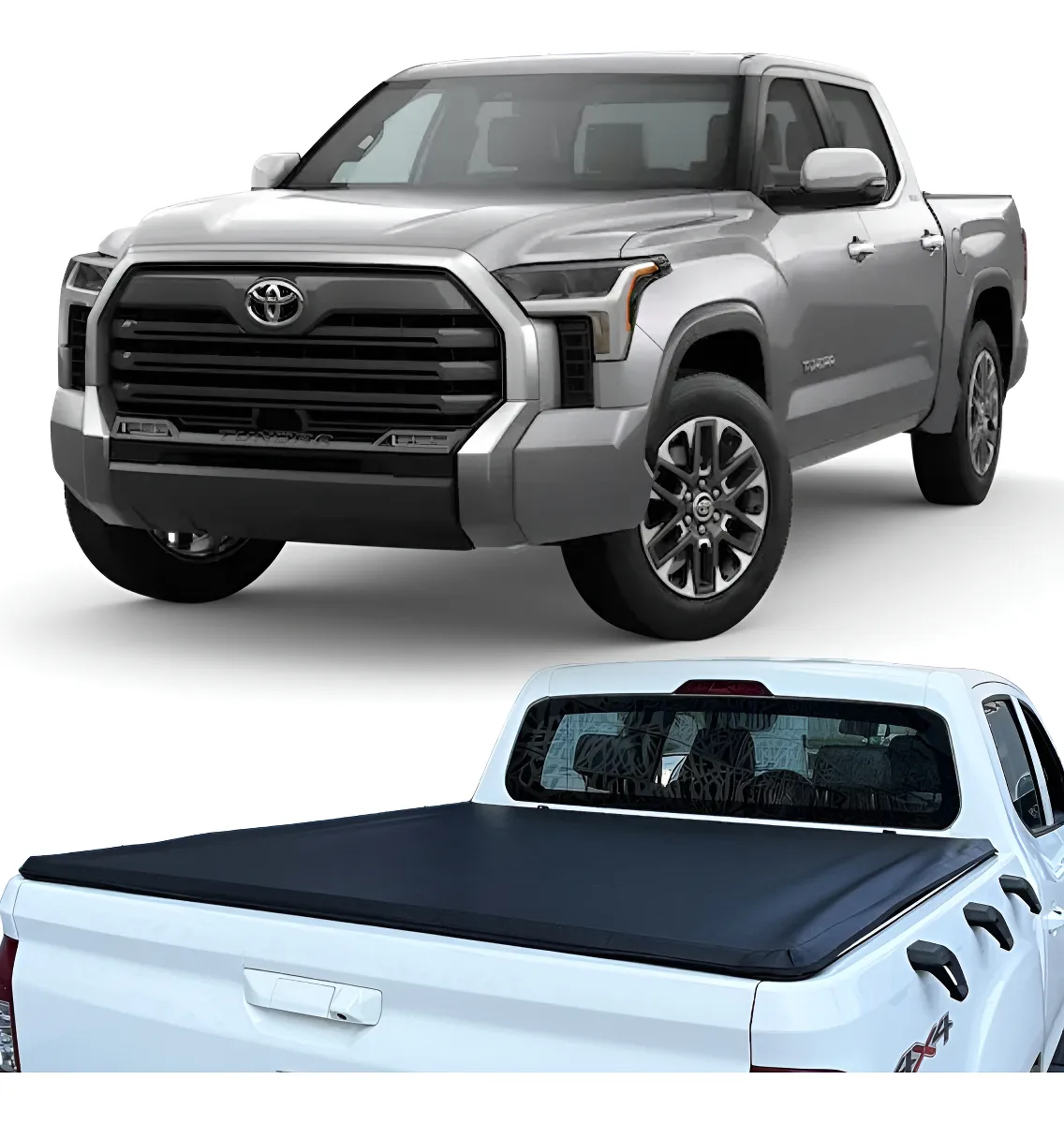 Tapa Cubre Batea De Lona Para Toyota Tundra 2009 - 2023 - Image 1