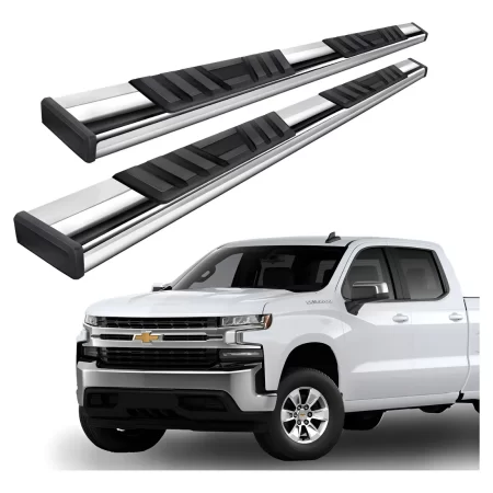 Estribos Serie 300 Acero Inoxidable Silverado 2019 - 2022