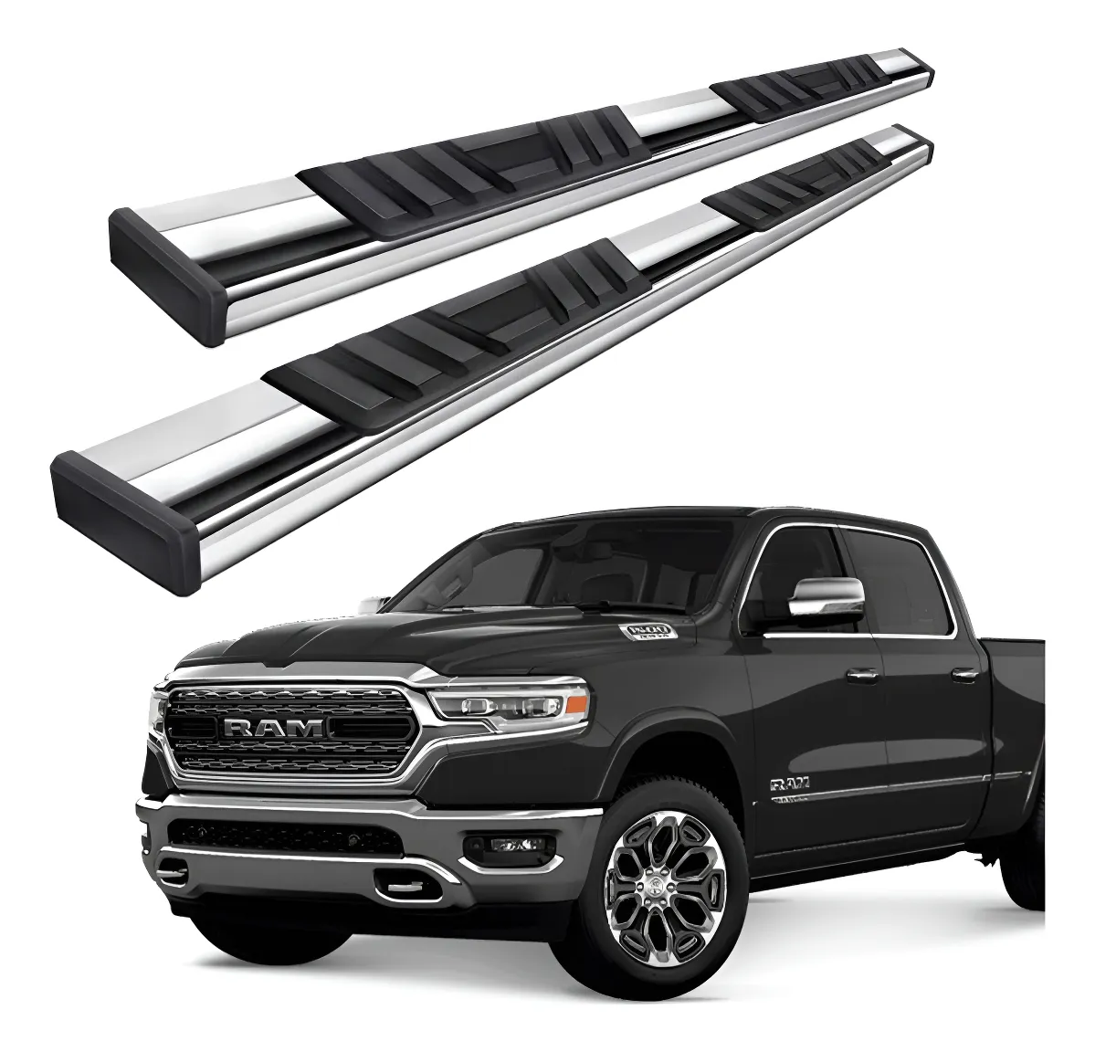 Estribos Serie 300 Acero Inox Ram 1500 Limited 2019 - 2022 - Image 1