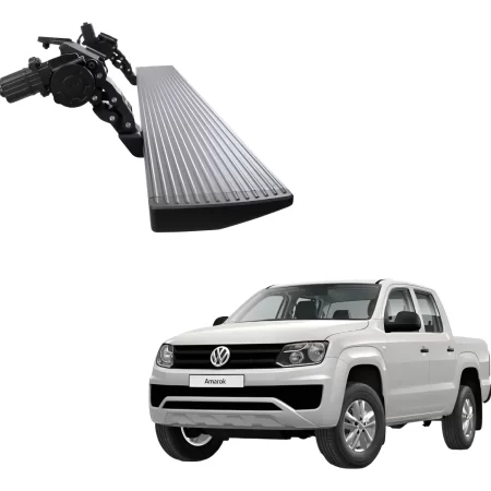 Estribos Electricos  Volkswagen Amarok 2011 - 2023 Dob Cab