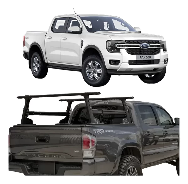 Barras Portaequipaje Rack Carga Ford Ranger Wildtrack 2023