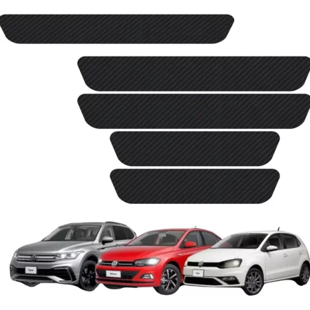 Protección Fibra De Carbono Para Estribos Y Cajuela Genérico