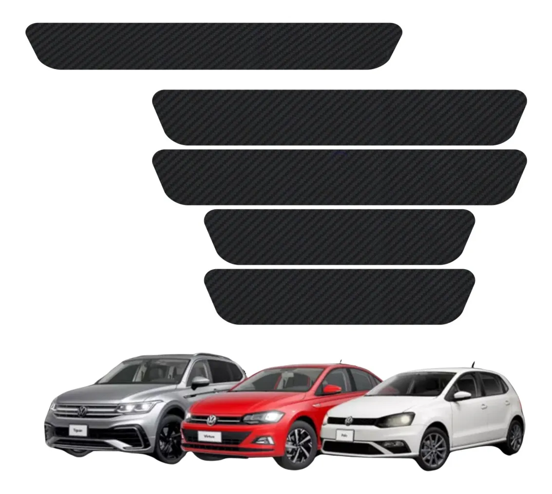 Protección Fibra De Carbono Para Estribos Y Cajuela Genérico - Image 1