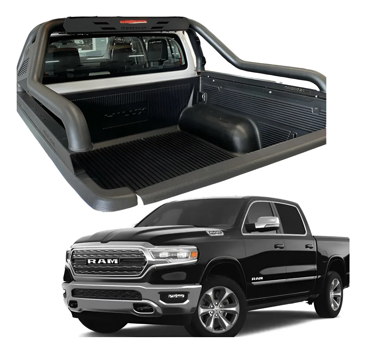 Roll Bar Rage Pasamanos Ram 1500 Y 2500 Classic 2002 - 2023 - Image 1