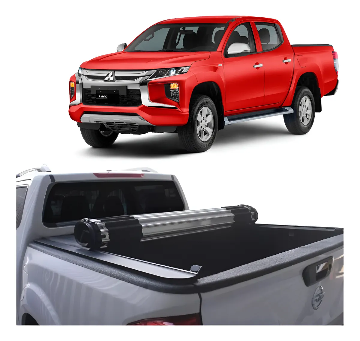Tapa Cubre Batea Roll Up Para Mitsubishi L200 2016 - 2019 + - Image 1