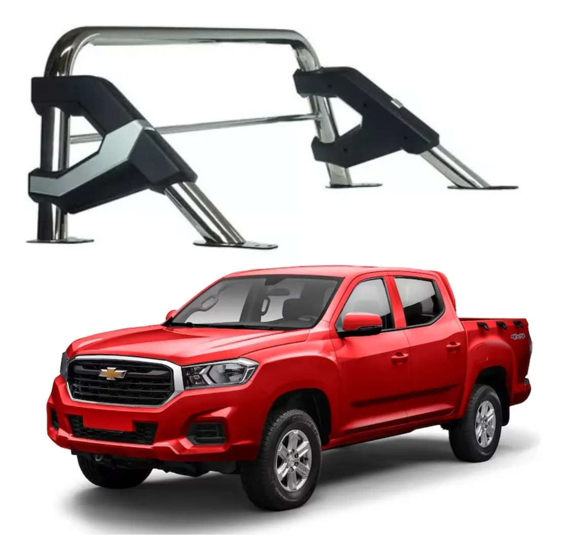Roll Bar Elite Inoxidable Para Chevrolet S10 Max 2023 - 2024 - Image 1
