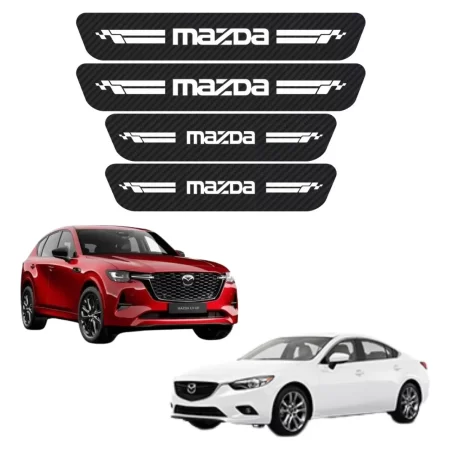 Sticker Protección Bl De Estribos 4 Puertas Para Mazda
