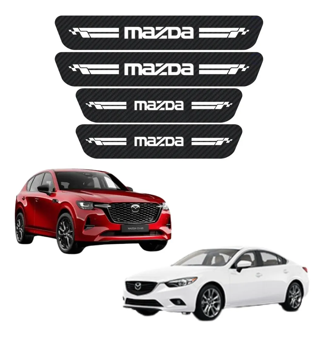 Sticker Protección Bl De Estribos 4 Puertas Para Mazda - Image 1