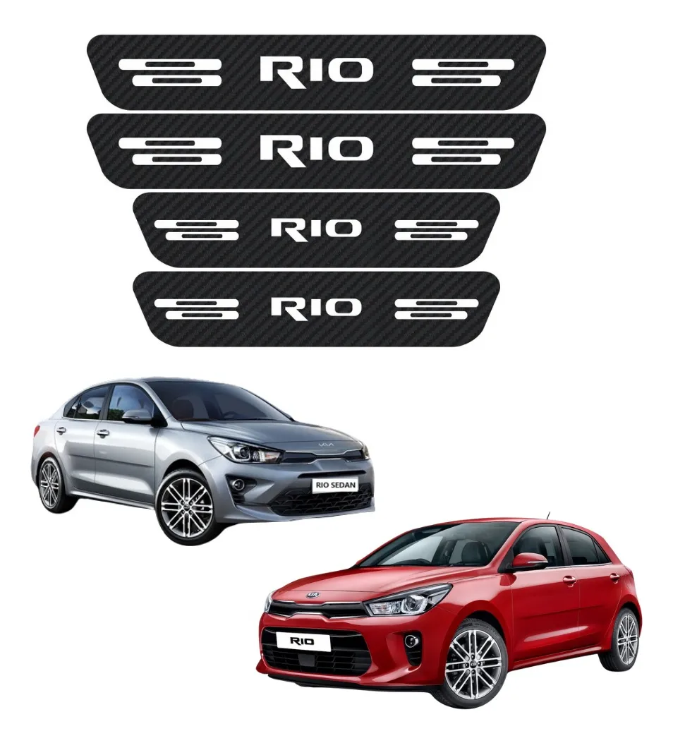 Cinta Protectora Bl Embellecedora De Estribos Para Kia Rio - Image 1