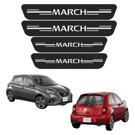 Sticker Protección De Estribos Puertas Nissan March