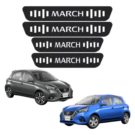 Cinta Protectora Bl Embellecedora Estribos Para Nissan March