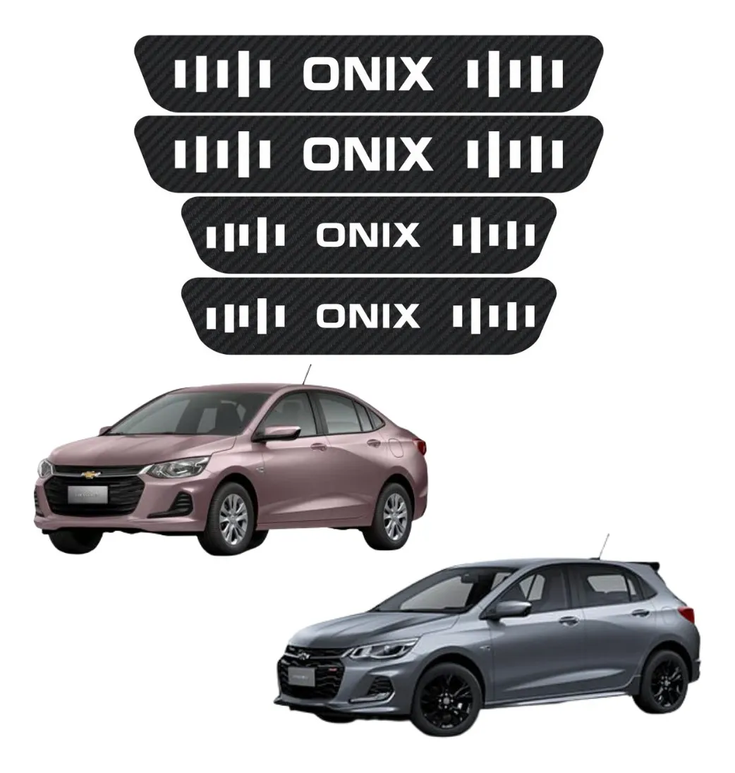 Sticker Protección De Estribos 4 Puertas Chevrolet Onix - Image 1