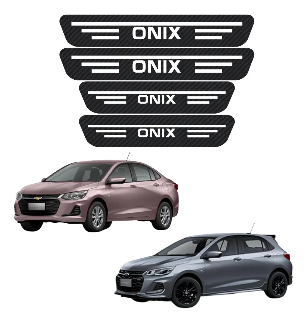 Sticker Protección De Estribos 4 Puertas Chevrolet Onix - Image 1