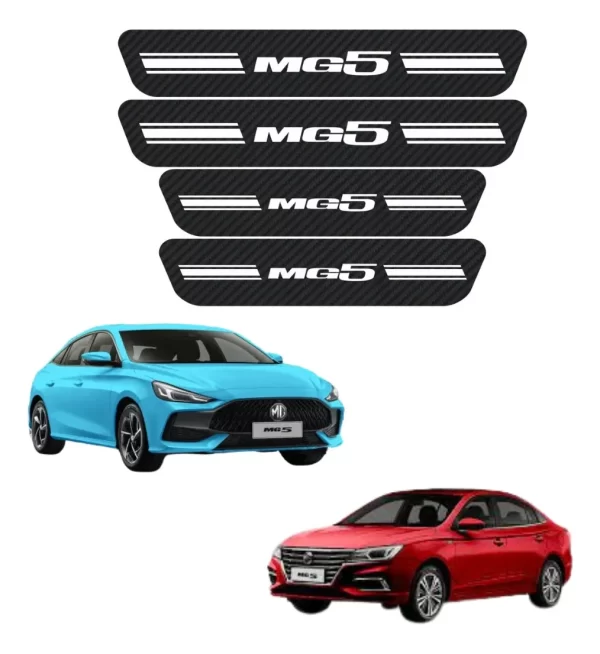 Sticker Protección Bl De Estribos 4 Puertas Para Mg5