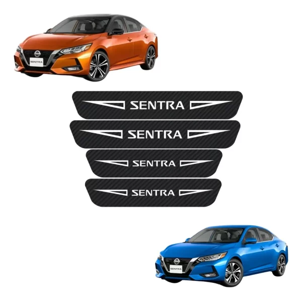 Sticker Protección De Estribos Puertas Para Nissan Sentra