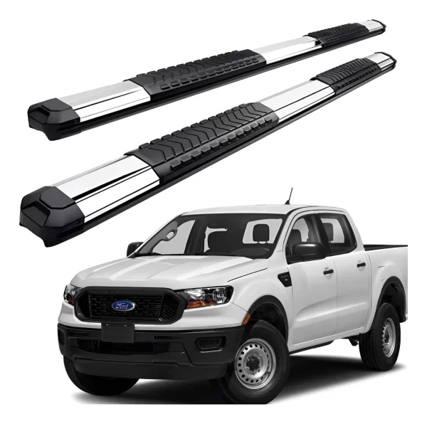 Estribos Serie 400 Inoxidables Para Ford Ranger 2013 - 2022