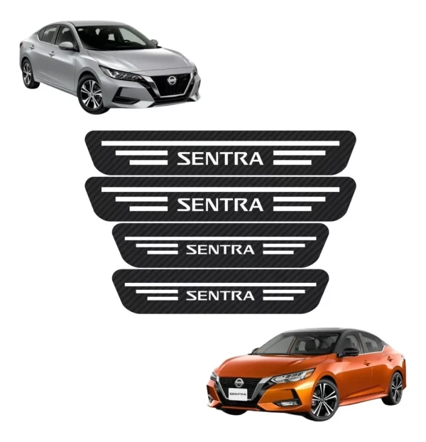 Cinta Protectora Embellecedora Estribos Para Nissan Sentra