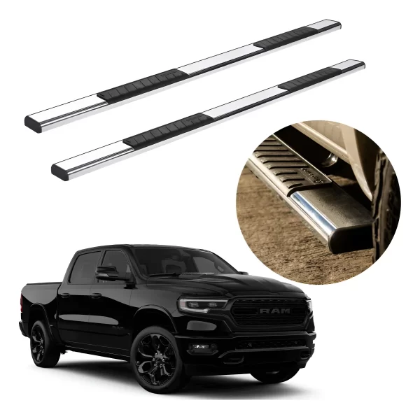 Estribos Serie 100 Cromados Ram 1500 Limited 2019 - 2023