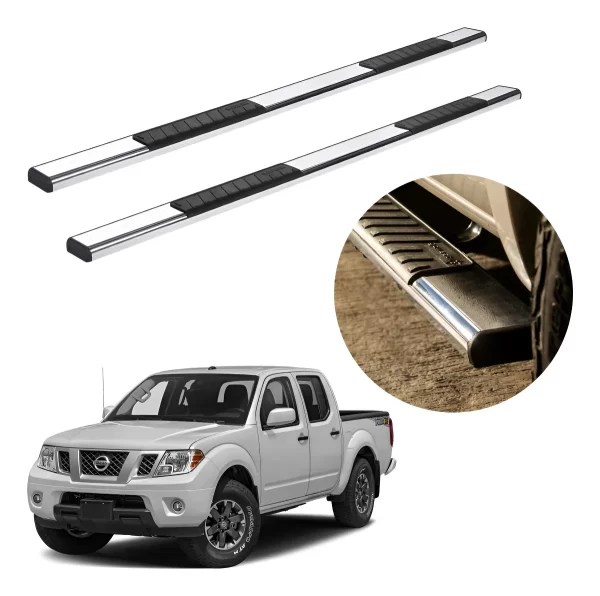 Estribos Serie 100 Nissan Frontier Pro 4x V6 2008 - 2020