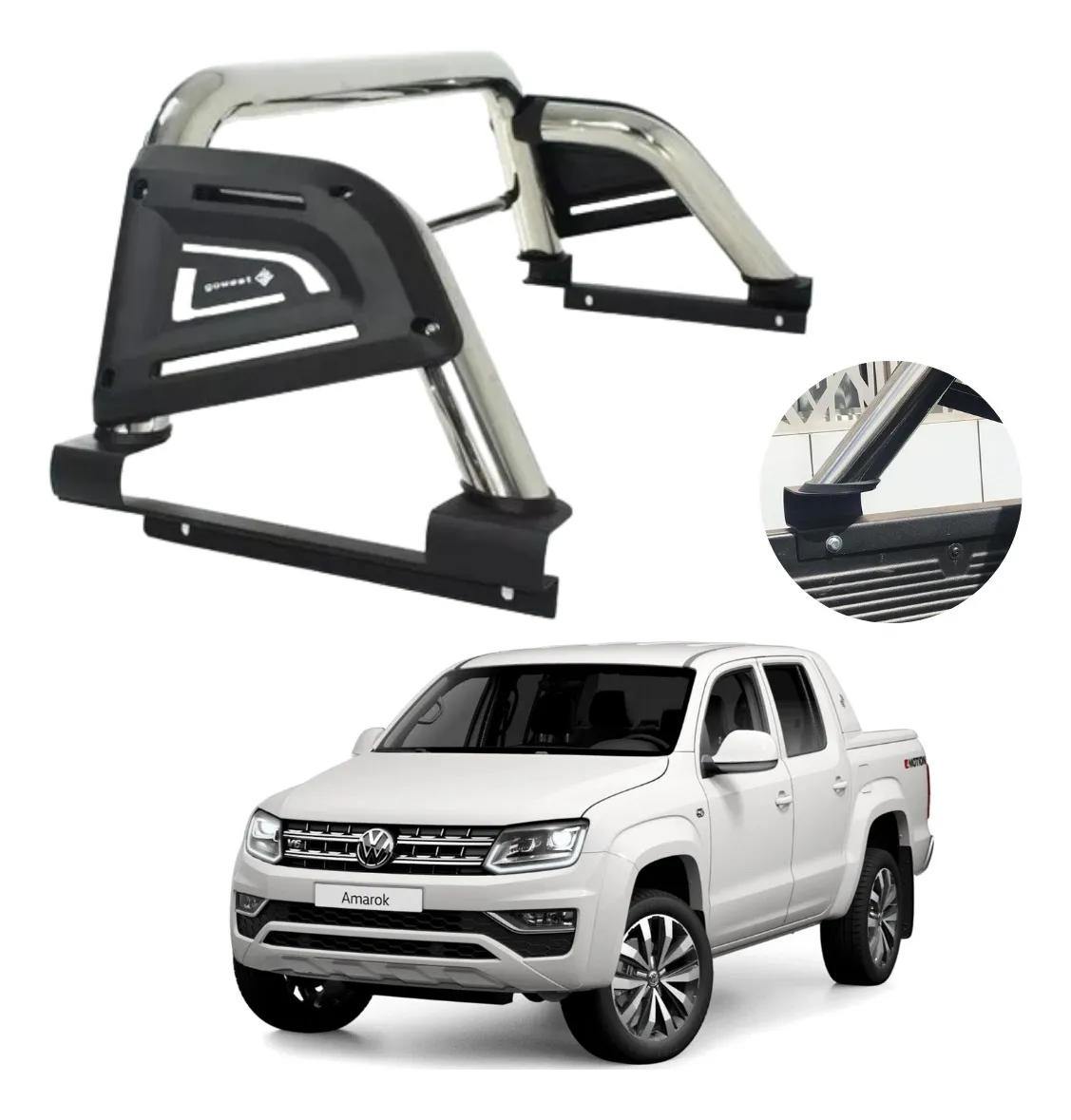 Roll Bar Infinite Inoxidable Volkswagen Amarok 2010 - 2023 - Image 1