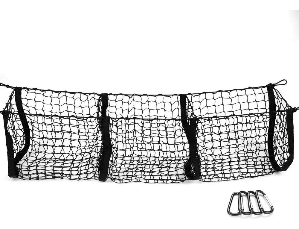 Mictuning Red De Almacenamiento De 3 Bolsillos Para Cajuela - Image 1