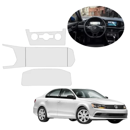 Protector Pantalla, Clúster, C. Radio Para Vw Jetta A7 2023