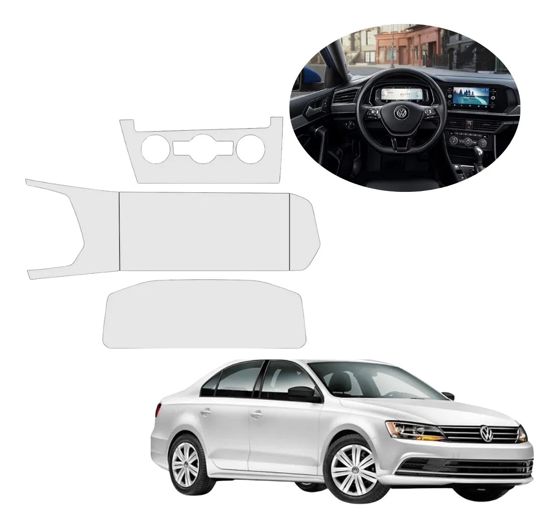 Protector Pantalla, Clúster, C. Radio Para Vw Jetta A7 2023 - Image 1