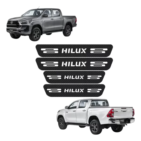 Sticker Protector Bl De Estribos Puertas Para Hilux.