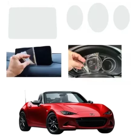 Protector Ppf Pantalla Y Tacometro Mazda Mk5 2021 Al 2023