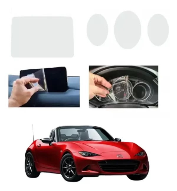 Protector Ppf Pantalla Y Tacometro Mazda Mk5 2021 Al 2023