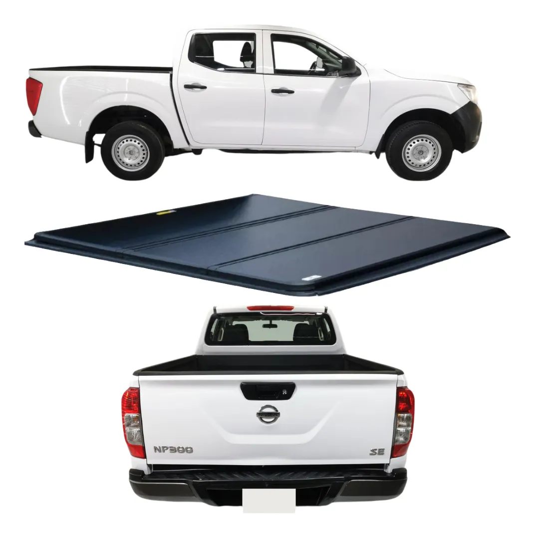 Tapa Cubre Batea Tri-fold Para Np300 2015-2025 Doble Cabina - Image 1