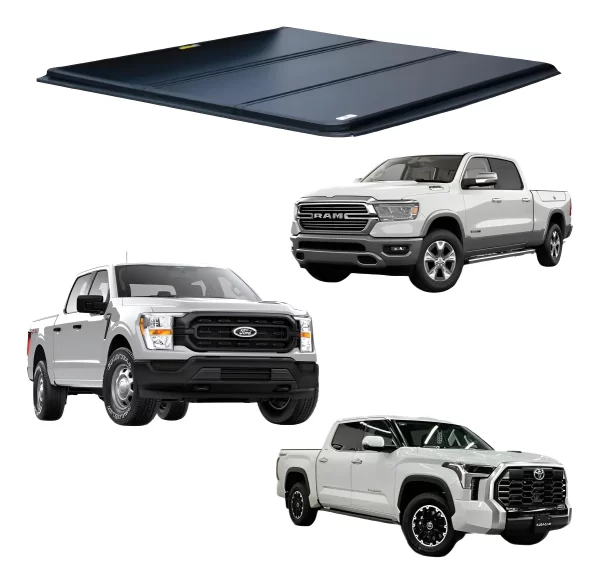 Tapa Cubre Batea Tri-fold F150, Ram 1500,tundra 2009-2023 Dc