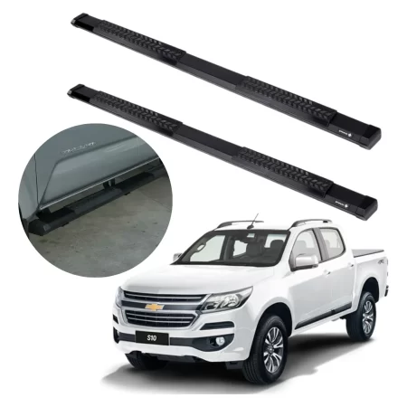 Estribos Serie 500 Chevrolet S10 2016 - 2022 Doble Cabina