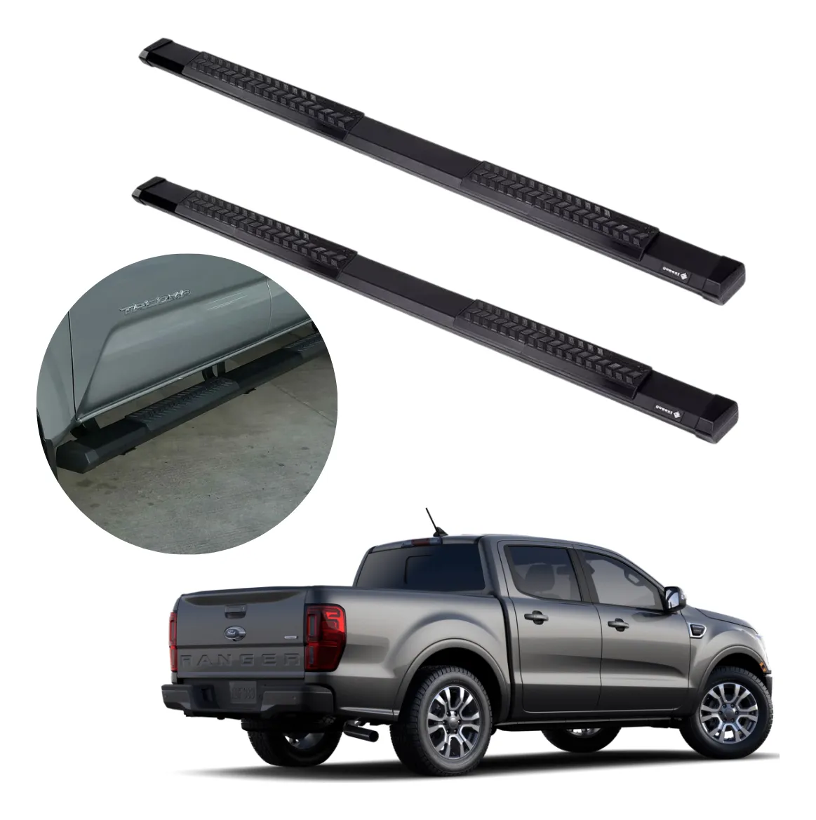 Estribos Serie 500 Para Ford Ranger 2013 - 2022 Doble Cabina - Image 1