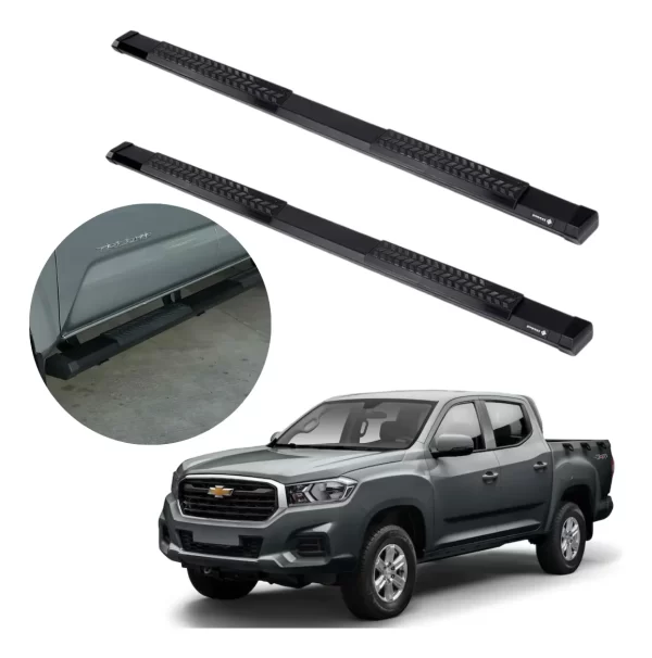 Estribos Serie 500 Para Chevrolet S10 Max 2023 - 2024