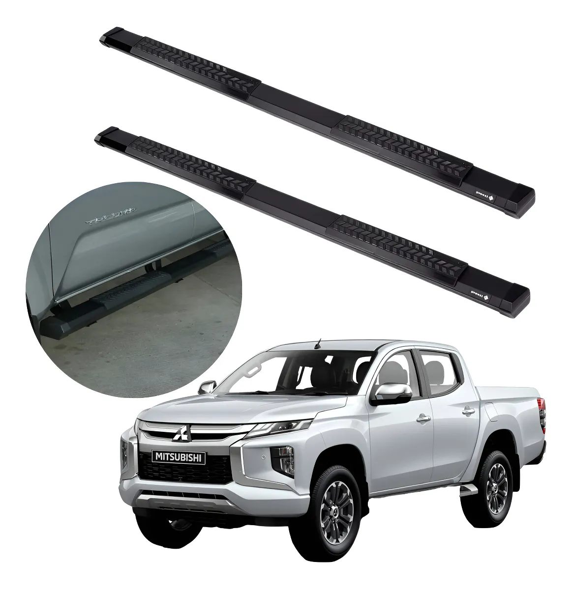 Estribos Serie 500 Para Mitsubishi L200 2016 - 2023 - Image 1