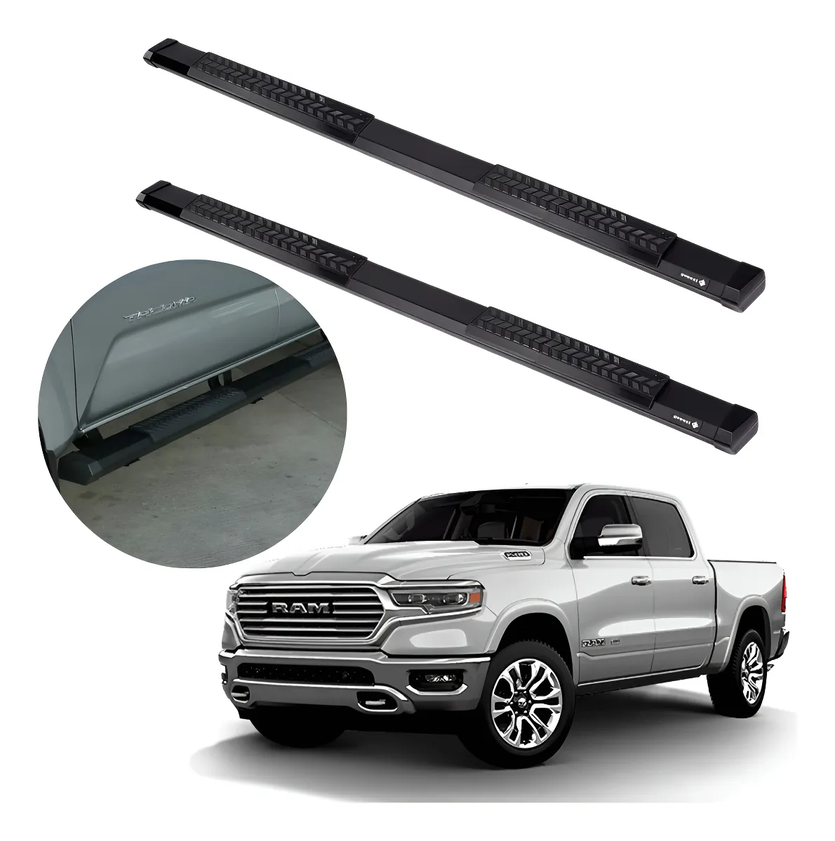 Estribos Serie 500 Ram 1500 Y 2500 Doble Cabina 2009 - 2023 - Image 1