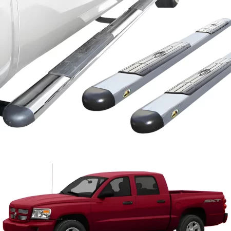 Estribos Gh Cromados Para Dodge Dakota 2005 - 2015
