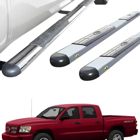 Estribos Gh Cromados Para Dodge Dakota 2005 - 2015