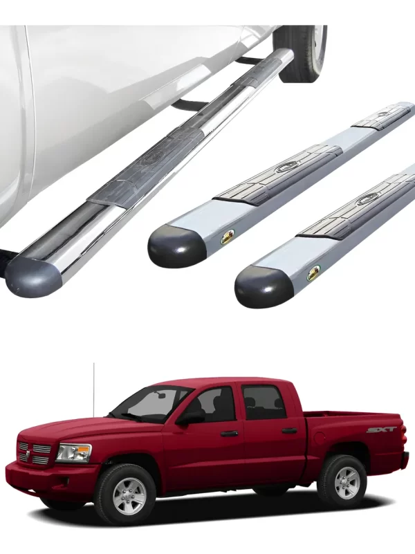 Estribos Gh Cromados Para Dodge Dakota 2005 - 2015