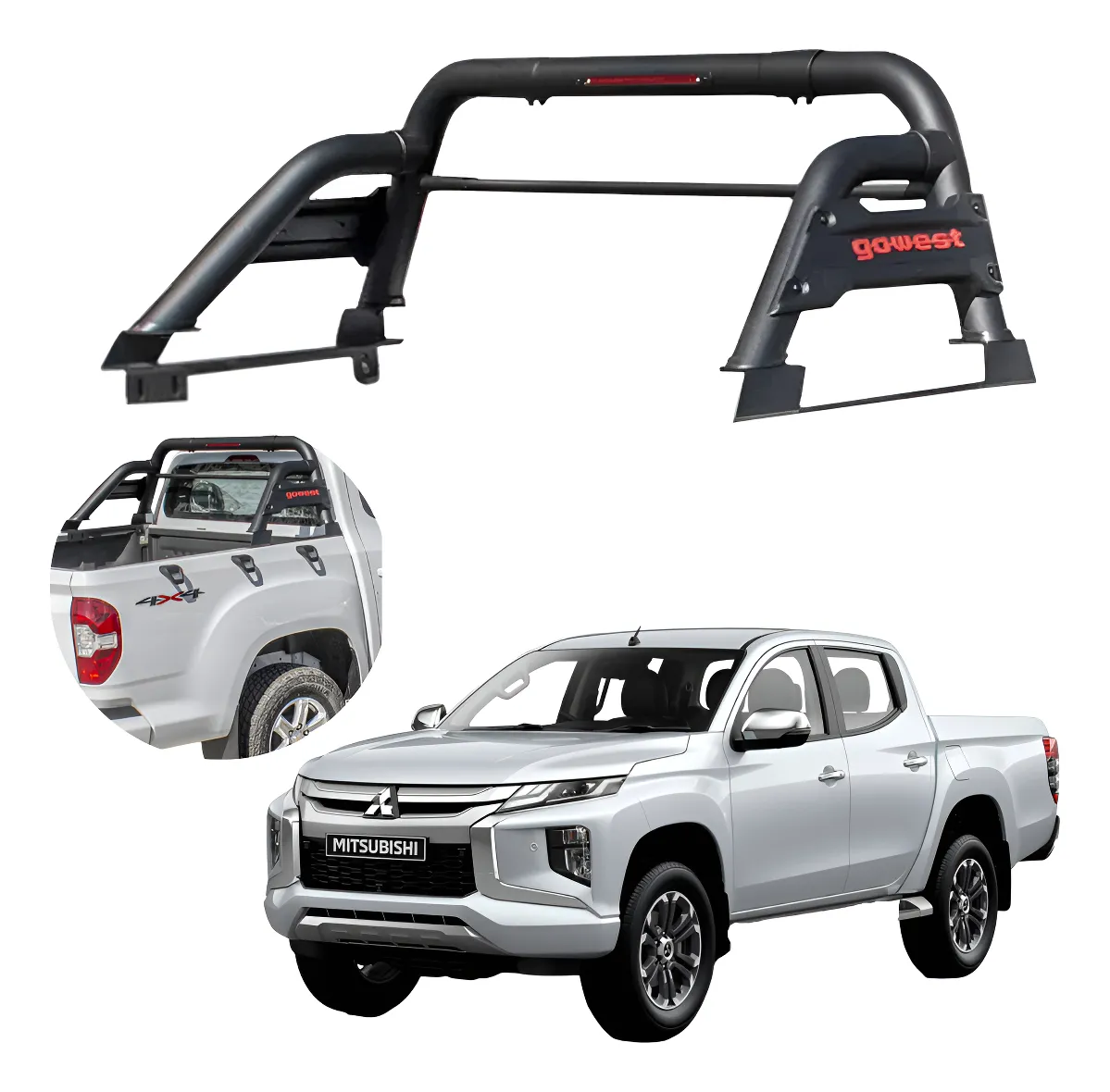 Roll Bar Trail Compatible Con Mitsubishi L200 2008 - 2023 - Image 1