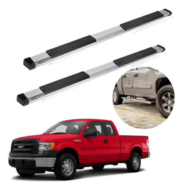Estribos Serie 500 F150 Lobo Cabina Y Media 2004 - 2014 Cr