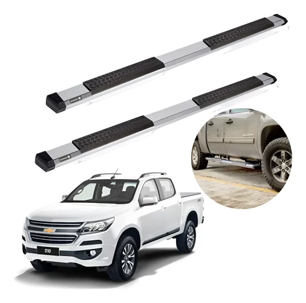 Estribos Serie 500 Compatibles Con Chevrolet S10 2016 - 2022
