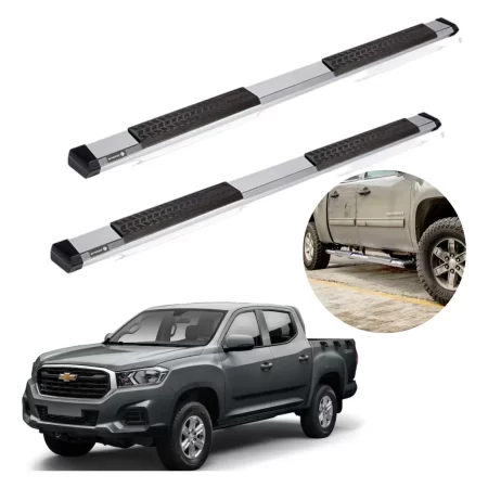 Estribos Serie 500 Cromados Chevrolet S10 Max 2023 - 2024