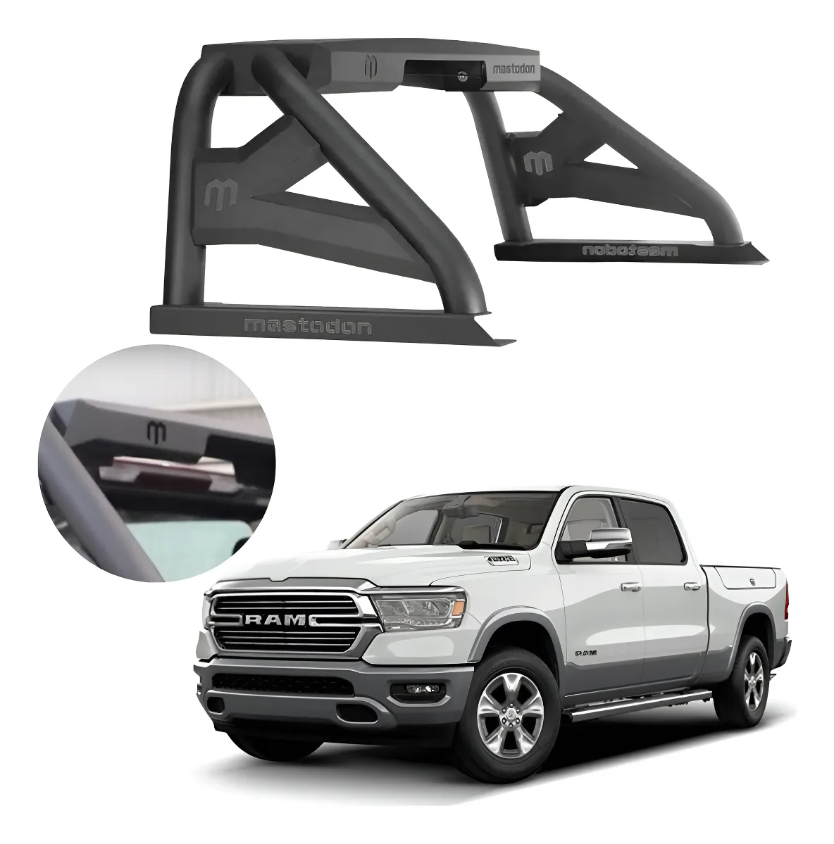 Roll Bar Sport Bar Aero Ram 1500 / 2500 Del 2002 Al 2023 - Image 1