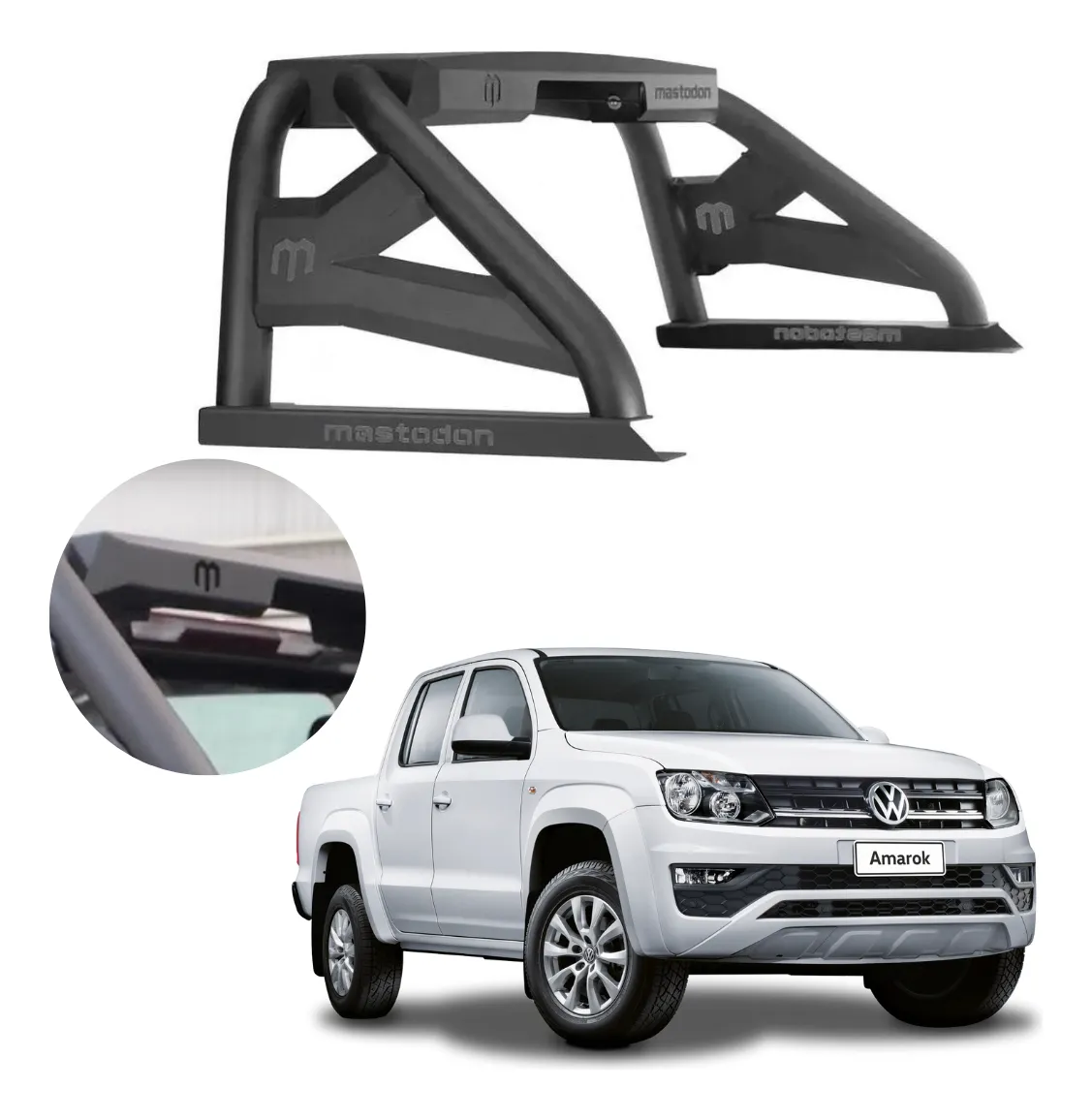 Roll Bar Sport Bar Aero Para Volkswagen Amarok 2010 - 2024 - Image 1