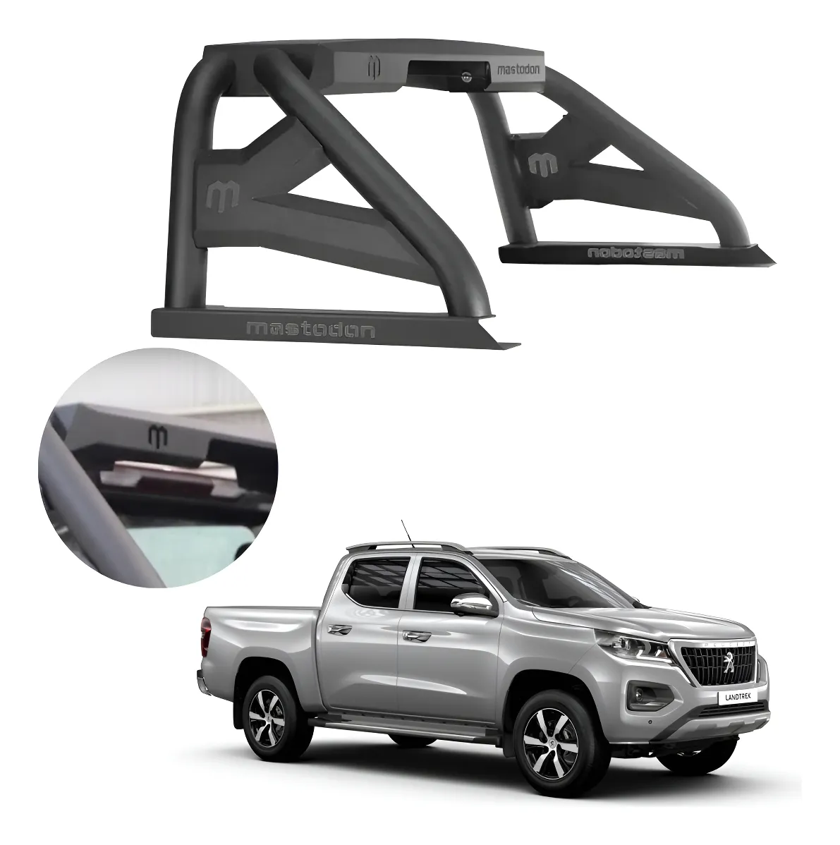 Roll Bar Sport Bar Aero Peugeot Landtrek 2021 - 2023 - Image 1